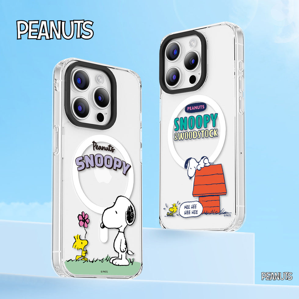 Peanuts Snoopy MagSafe Shockproof Transparent Case Cover – Armor King Case Peanuts Snoopy MagSafe Shockproof Transparent Case Cover – Armor King Case