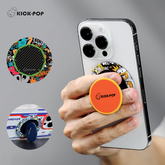 KICK-POP Ultra-thin Magnetic Phone Holder Grip Stand