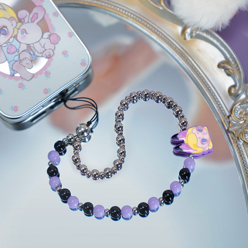 KINGXBAR Coco Beaded Hanging Chain Phone Lanyard