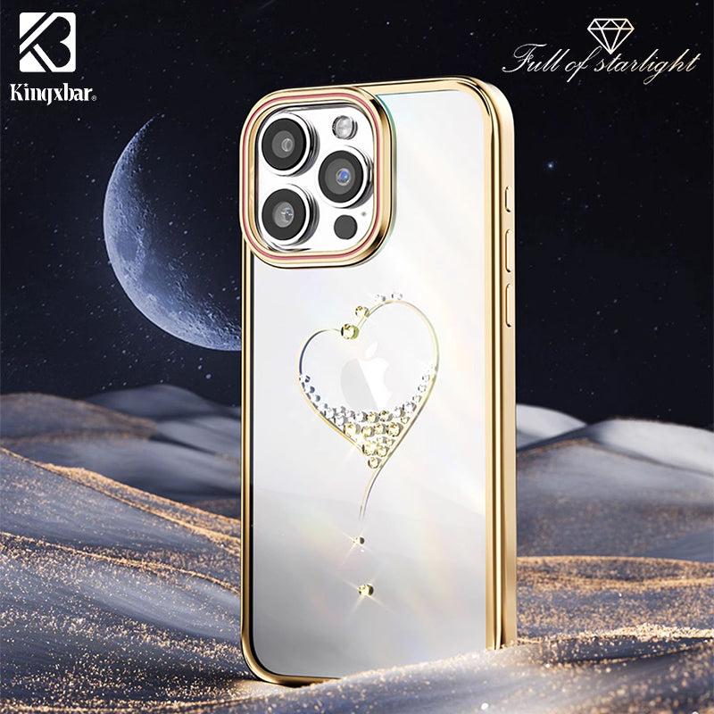 KINGXBAR Wish Swarovski Sparkle Crystals Clear Hard PC Case Cover KINGXBAR Wish Swarovski Sparkle Crystals Clear Hard PC Case Cover