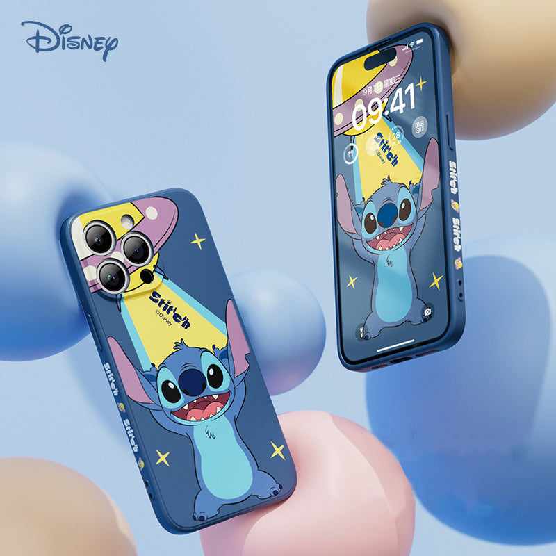 UKA Disney Stitch Side Print Liquid Silicone Case Cover – Armor King Case