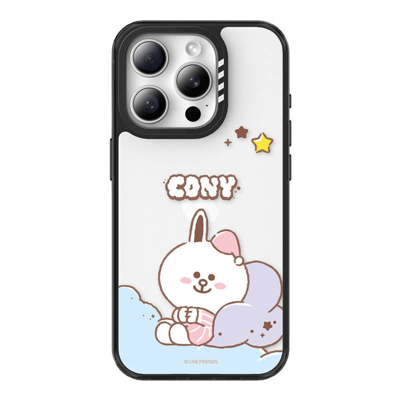 Line Friends Bedtime Story MagSafe Black-edged Shockproof Case Cover