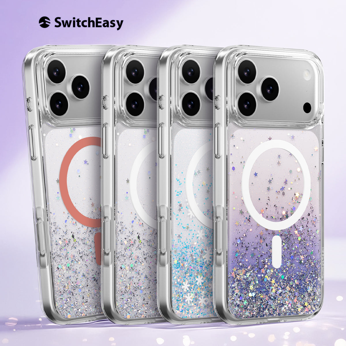H.Stern エイチ.スターン 1Pダイヤ 再結晶サファイアケース レディース SwitchEasy Starfield M MagSafe 3D Glitter Resin Case Cover – Armor