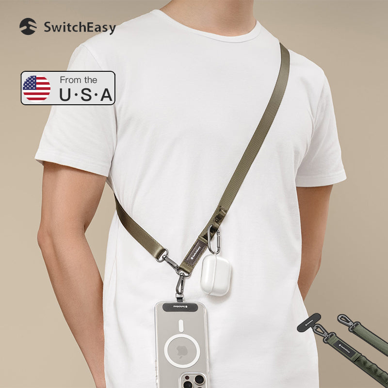 SwitchEasy EasyStrap + EasyStrap Card - 20mm | Phone Lanyard SwitchEasy EasyStrap + EasyStrap Card - 20mm | Phone Lanyard