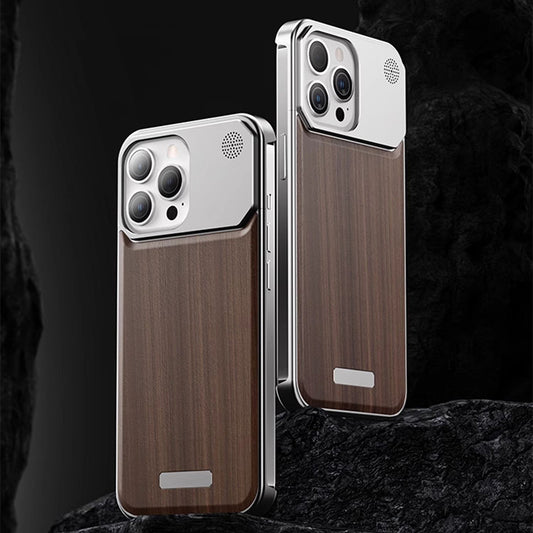 Armor King Aluminum+Wood Heat Dissipation Aromatherapy Protective Cover Case