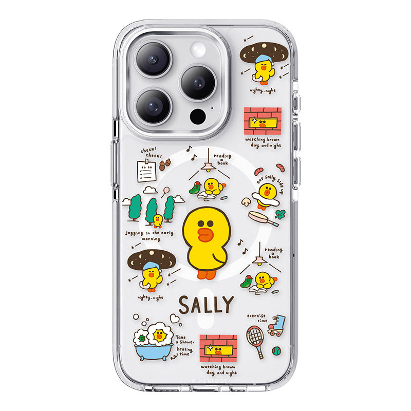 Line Friends MagSafe Shockproof Transparent Protective Cover Case