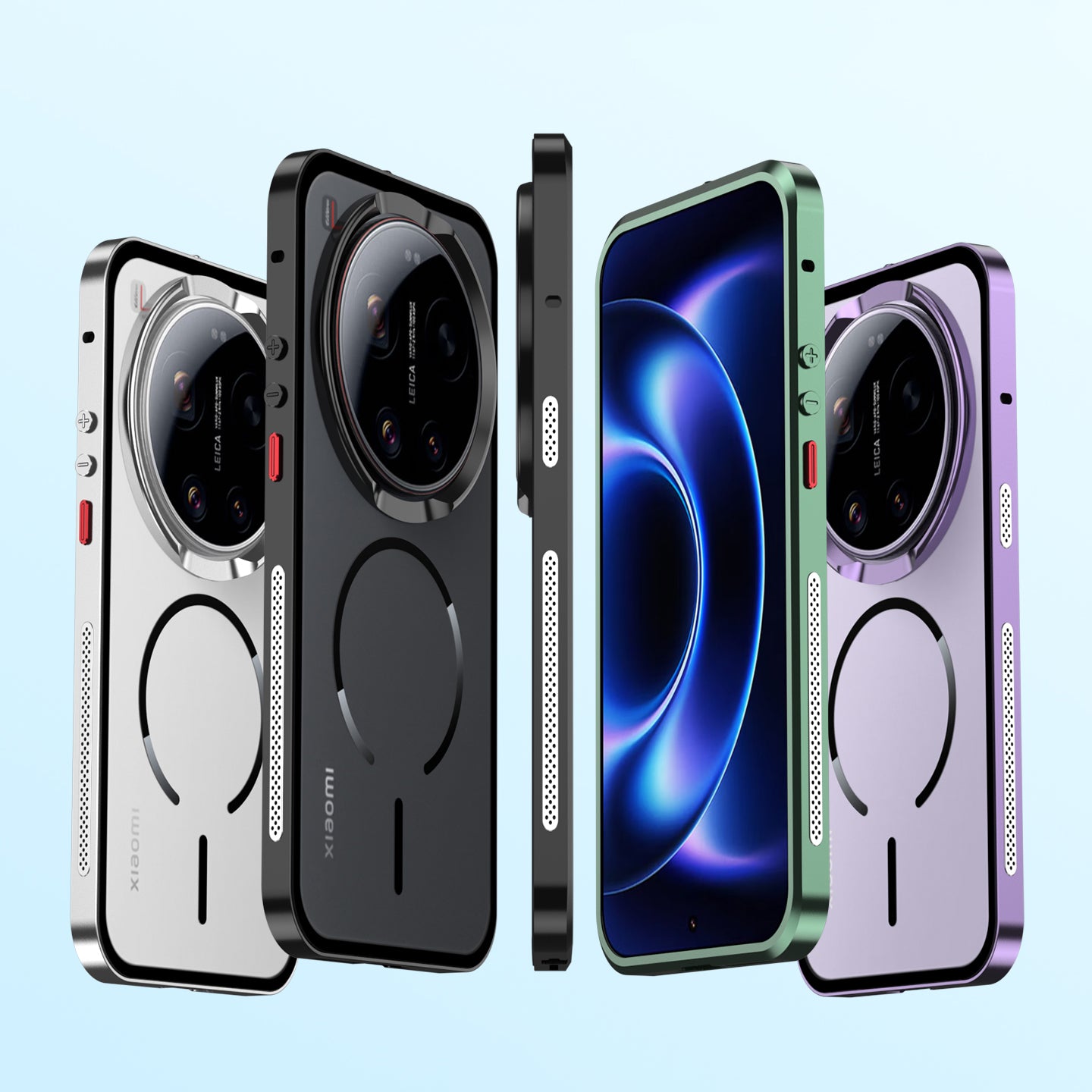 Armor King Supercar Heat Dissipation Metal Bumper Case Cover