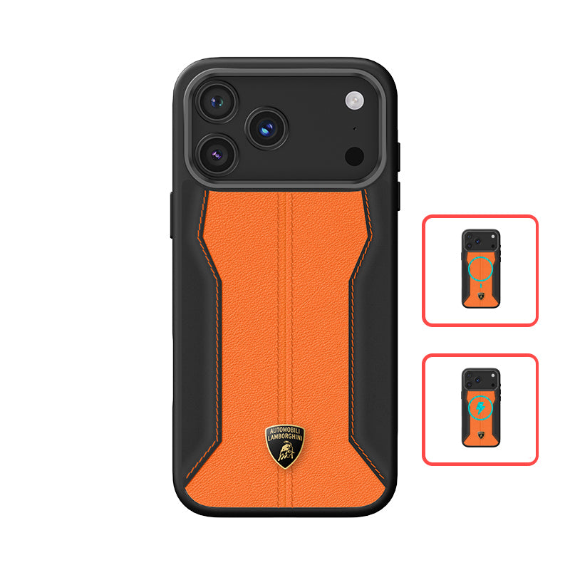 Lamborghini Genuine Leather Phone Case - Huracan D1
