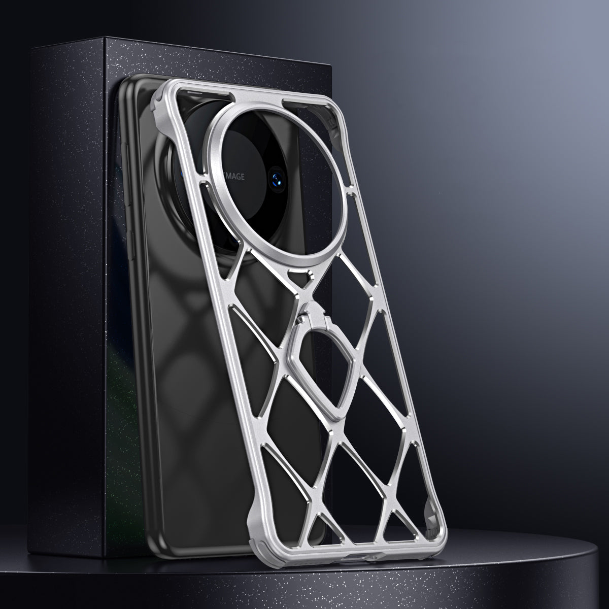 Armor King Star Check Heat Dissipation Invisible Bracket Aluminum Alloy Metal Case Cover