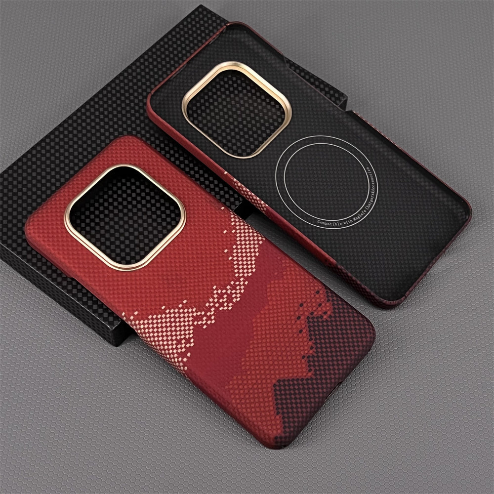 Oatsbasf Luxury Pure Aramid Fiber Case for Honor Smartphones