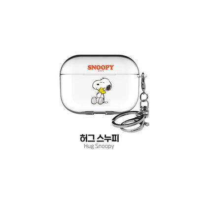 Snoopy Clear Slim Apple AirPods Case Cover