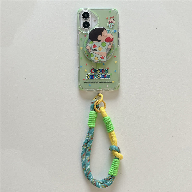 Crayon Shin-chan MagSafe Shockproof Case with Lanyard & Magnetic Airba – Armor King Case Crayon Shin-chan MagSafe Shockproof Case with Lanyard & Magnetic Airba – Armor King Case