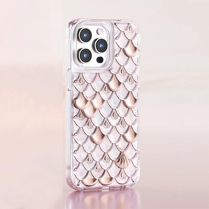 KINGXBAR Mermaid 3D Shockproof Back Cover Case