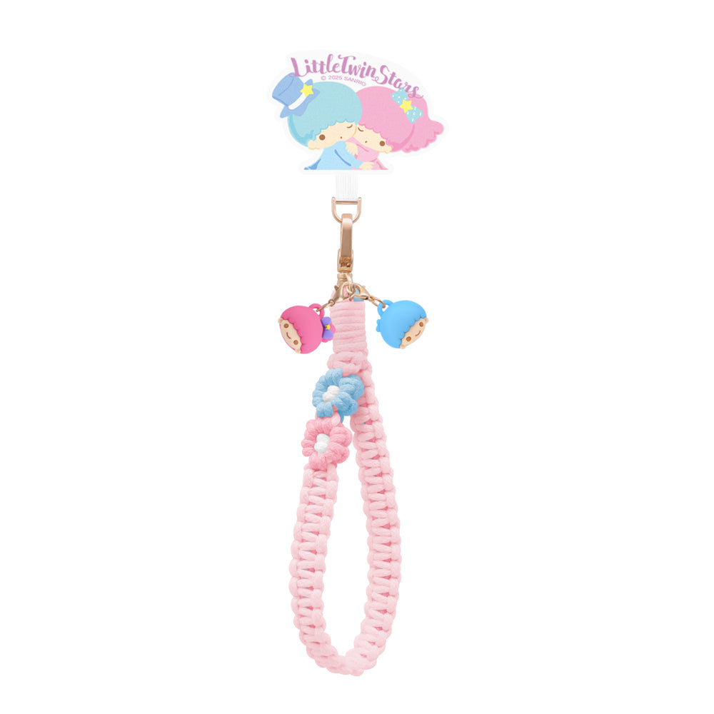 GARMMA Sanrio Characters Doll Charm Buckle Strap Anti-lost Braided Adjustable Phone Lanyard