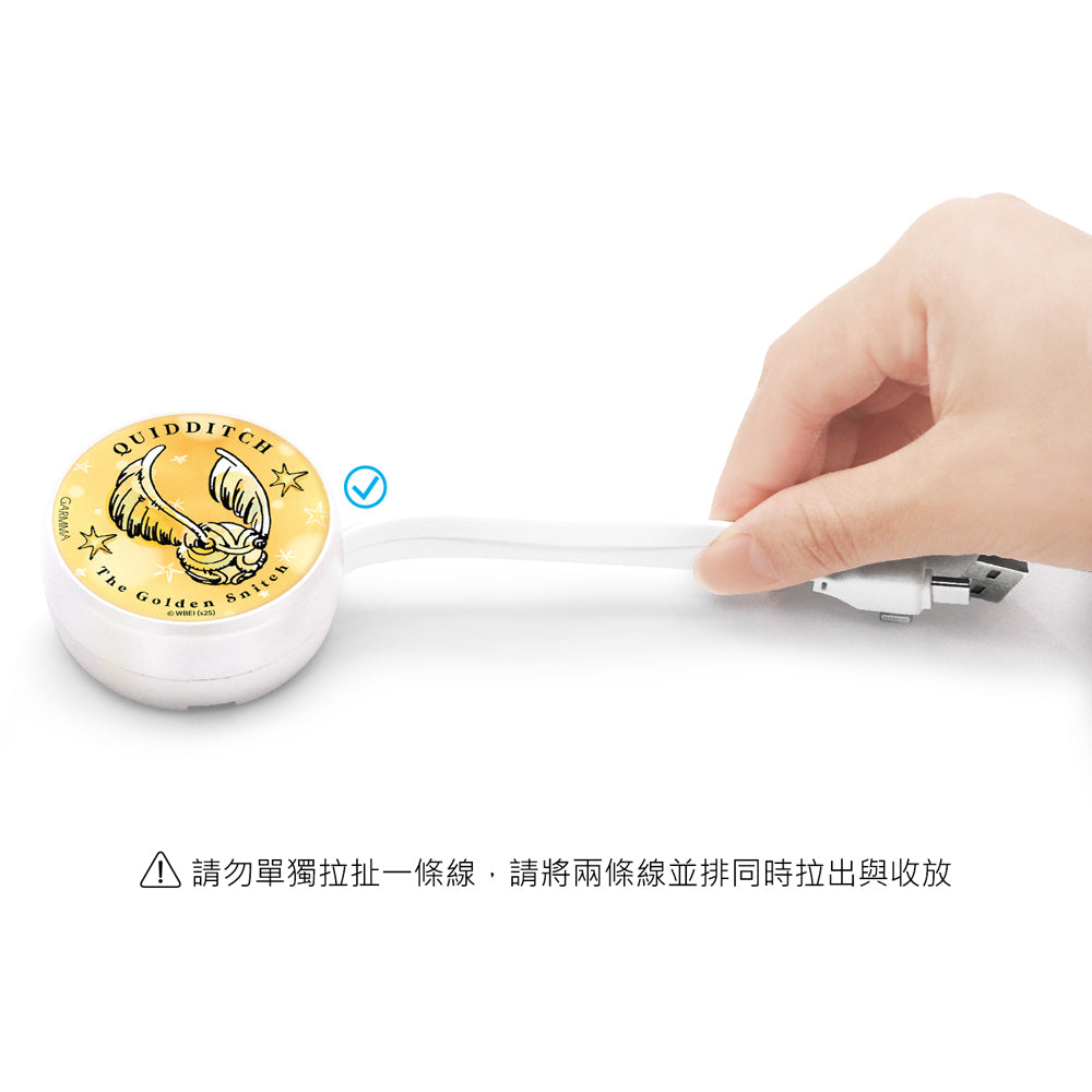 GARMMA Harry Potter PD Fast Charge Lightning+Type-C Extracted Extension Cable