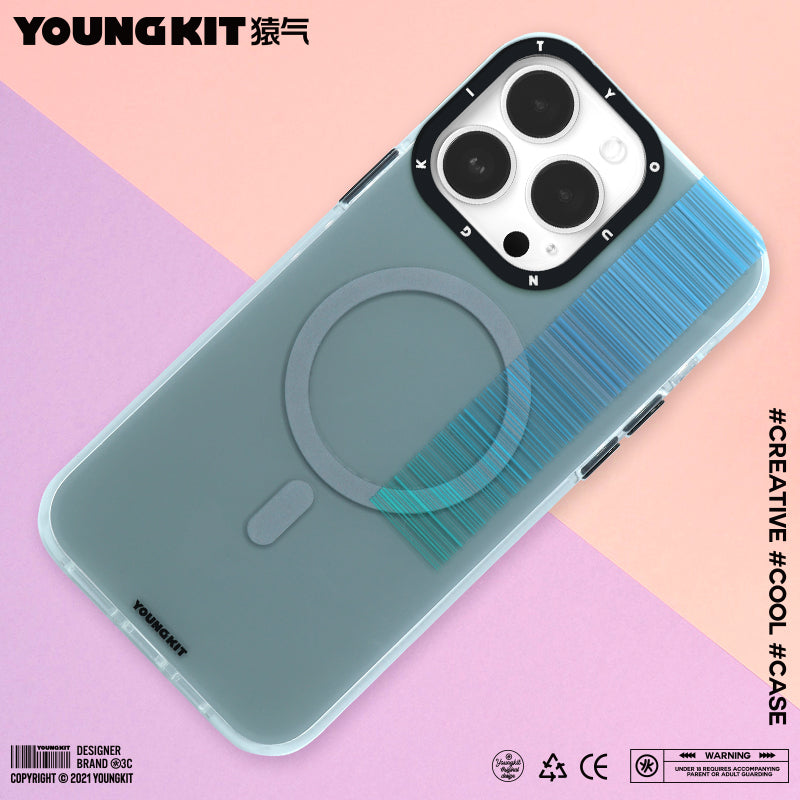 YOUNGKIT Pure MagSafe Slim Thin Matte Anti-Scratch Back Shockproof Cover Case