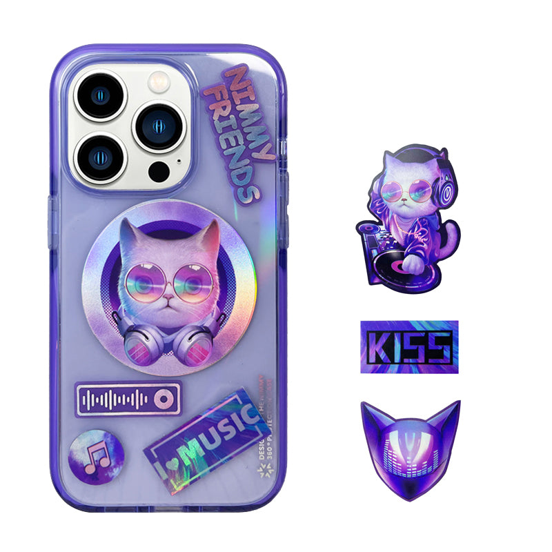 Nimmy Space Music Magnetic MagSafe Shockproof Case Cover