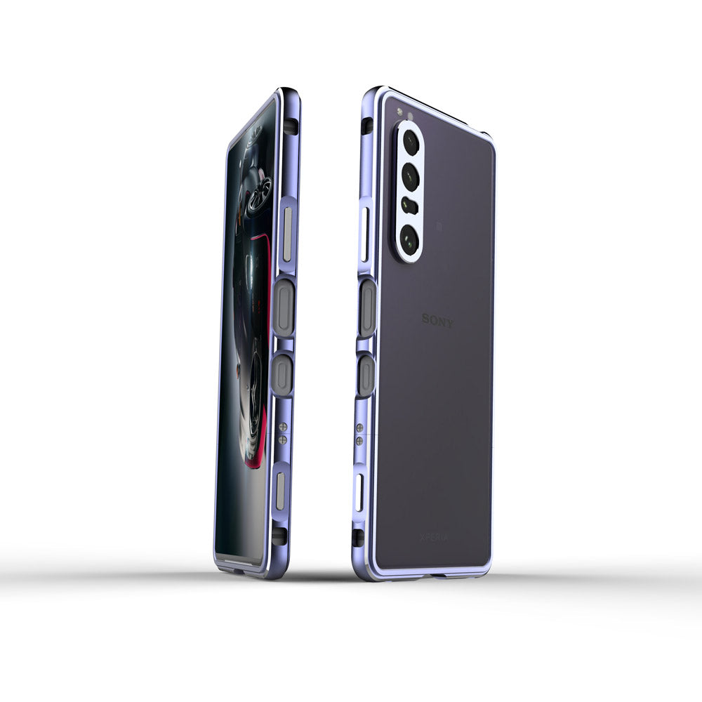 iy Aurora Sword Lens Protector Bicolor Aluminum Bumper Case for Sony Xperia 1 III