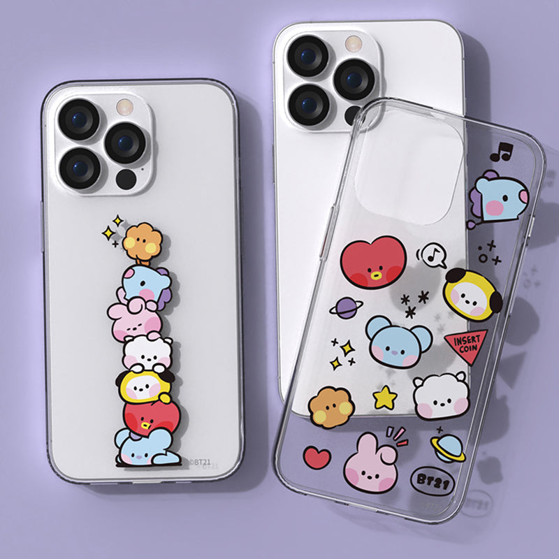 BT21 minini Clear Case Cover BT21 minini Clear Case Cover