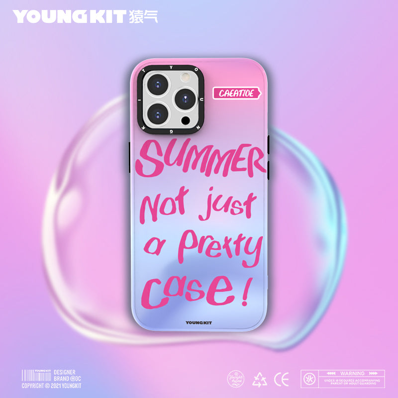 YOUNGKIT Summer Slim Thin Matte Anti-Scratch Back Shockproof Cover Case