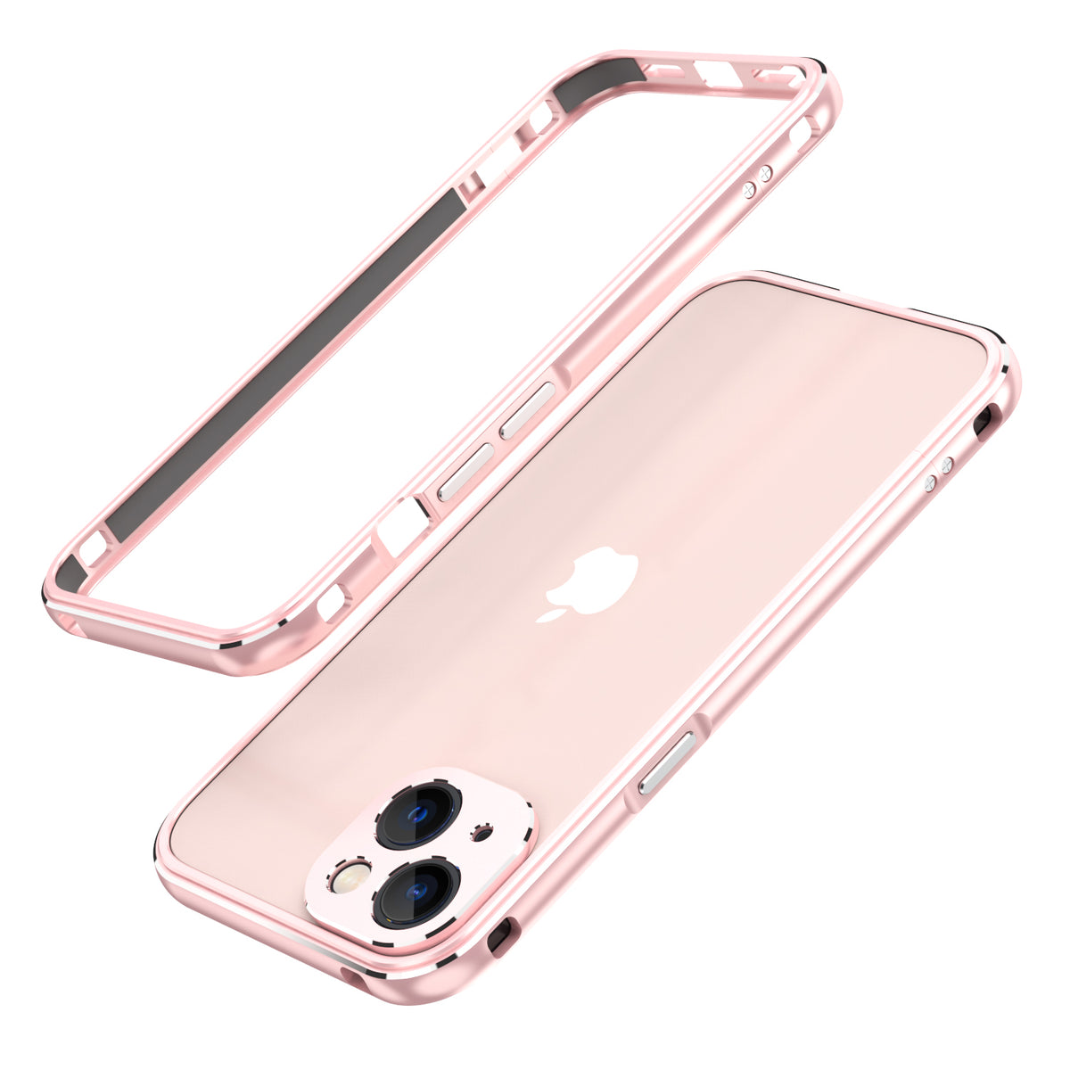 iy Aurora Sword Lens Protector Bicolor Aluminum Bumper Case for Apple iPhone 13 series