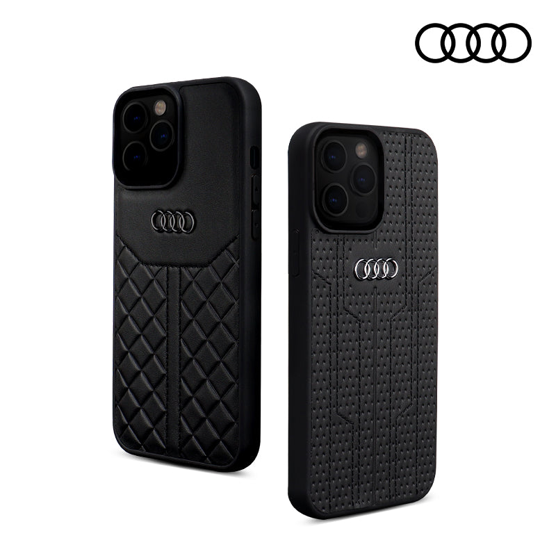 Audi iPhone 14 Pro Hülle Carbon Fiber