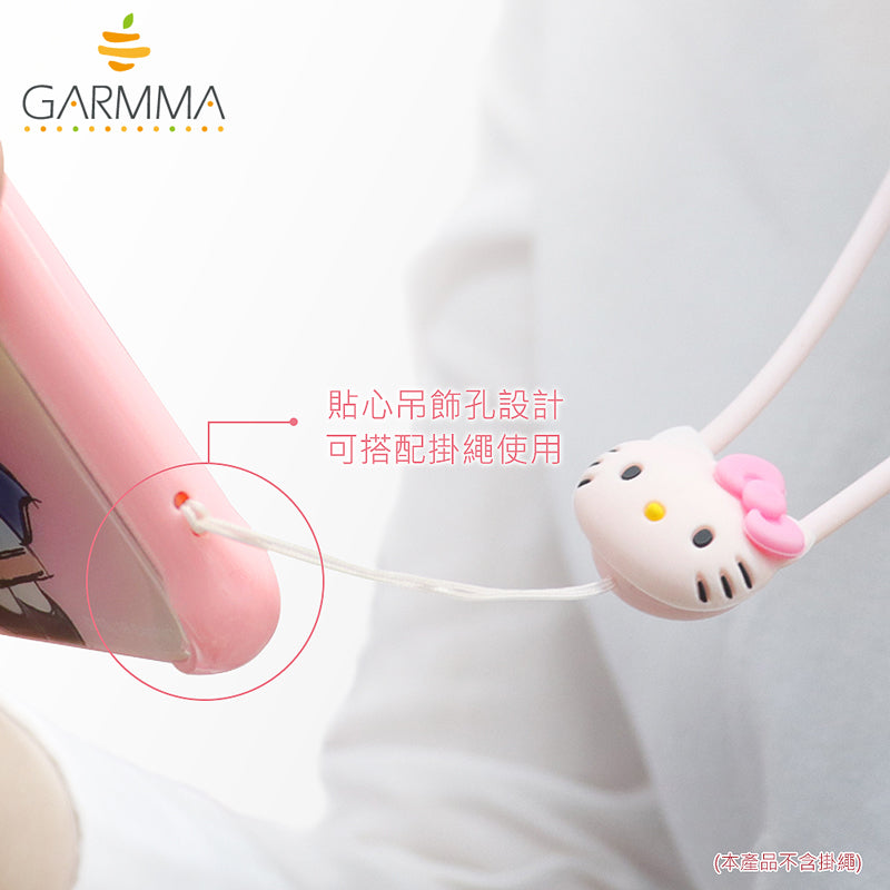 GARMMA Hello Kitty Tempered Glass Back Case Cover for Apple iPhone X/8 Plus/7 Plus