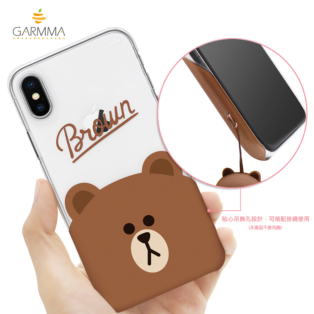 GARMMA Line Friends PC Hard Back Cover Case for Apple iPhone X/8 Plus/7 Plus