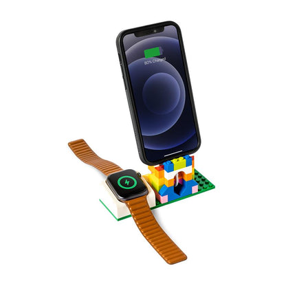 SwitchEasy BLOCKS Customizable Dock Building Stand Charger Dock Holder for Apple Watch & iPhone