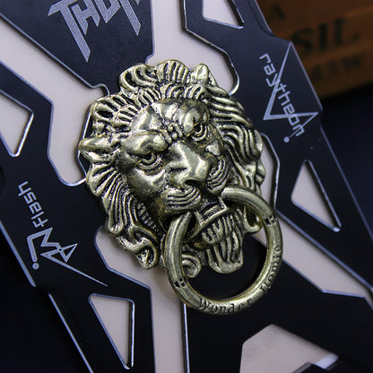 ZIMON Lion King Anti-drop Full Metal Finger Ring Grip Phone Holder