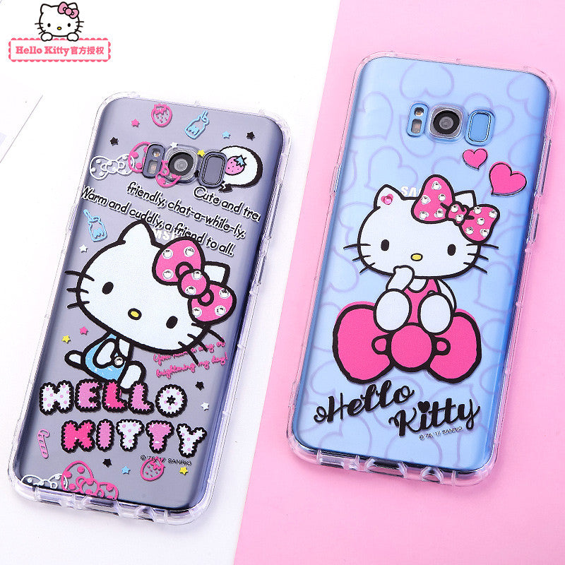 gourmandise Hello Kitty Air Cushion Bling Crystal Rhinestone Diamonds Armor King Case gourmandise Hello Kitty Air Cushion Bling Crystal Rhinestone Diamonds Armor King Case