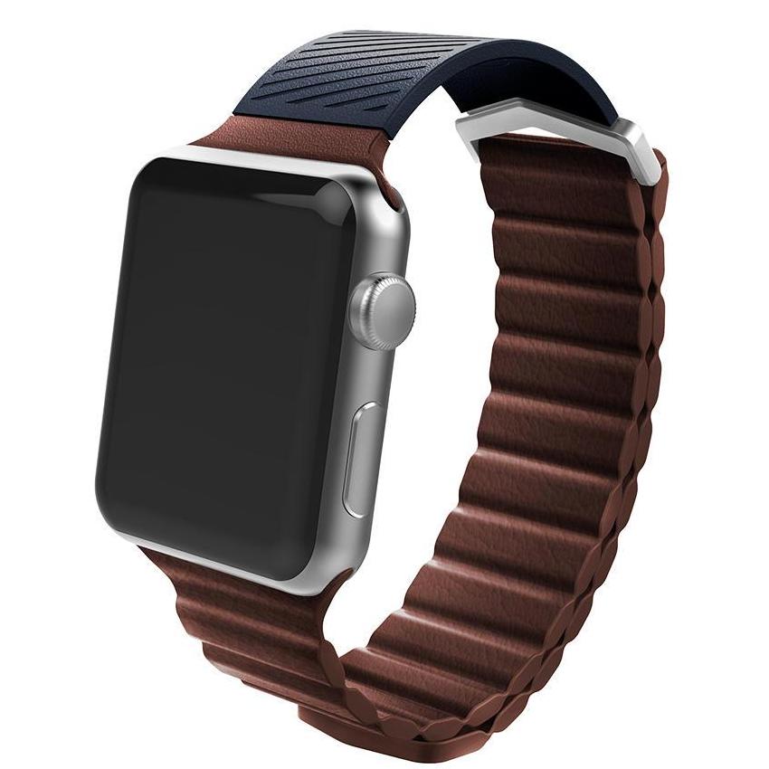 X-Doria Hybrid Leather Wristband Strap for 40mm 38mm Apple Watch