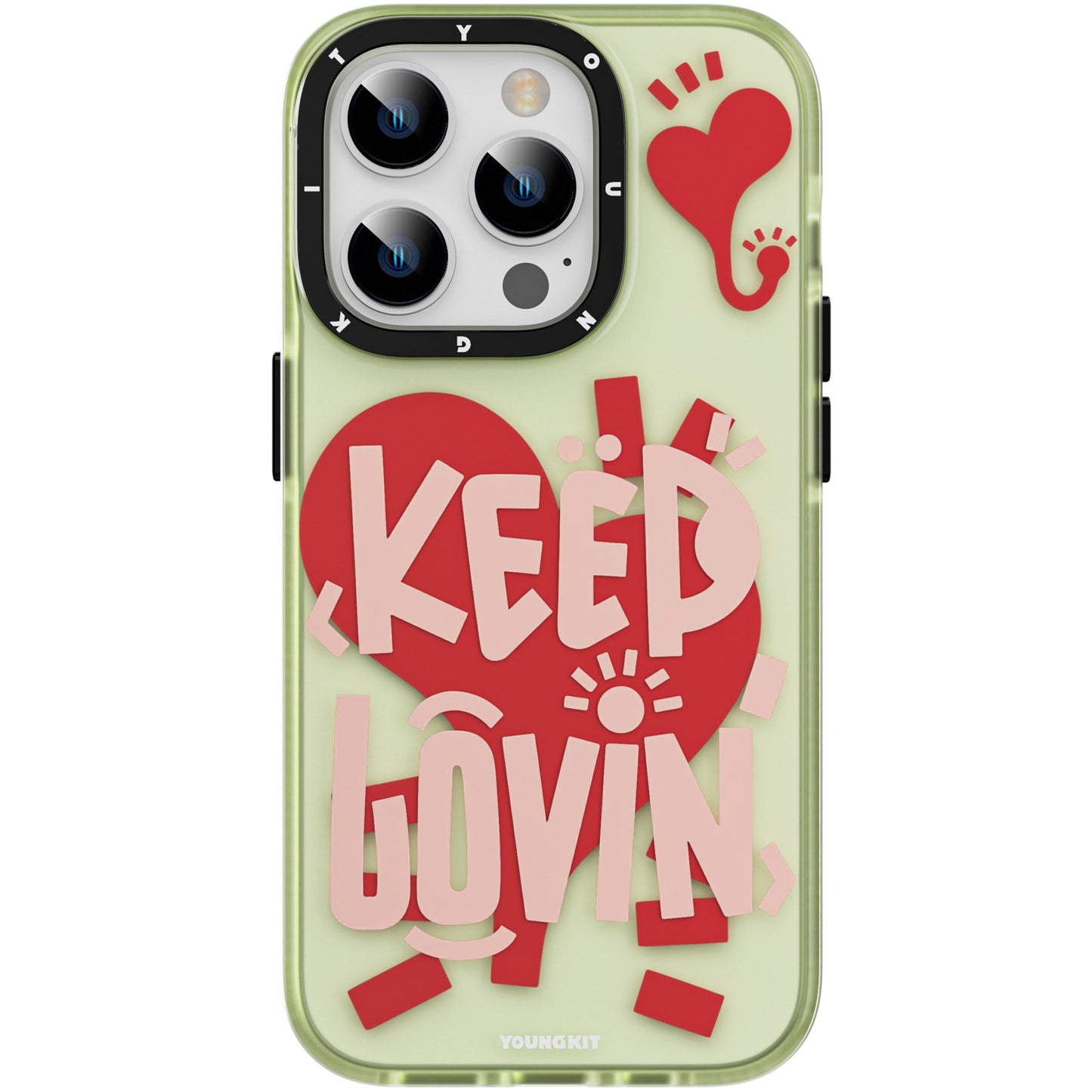 YOUNGKIT Happy Mood Slim Thin Matte Anti-Scratch Back Shockproof Cover Case