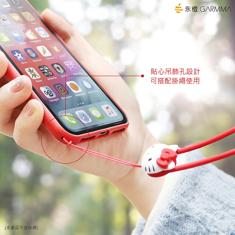 GARMMA Hello Kitty Adjustable Wrist Strap Kickstand Leather Case Cover