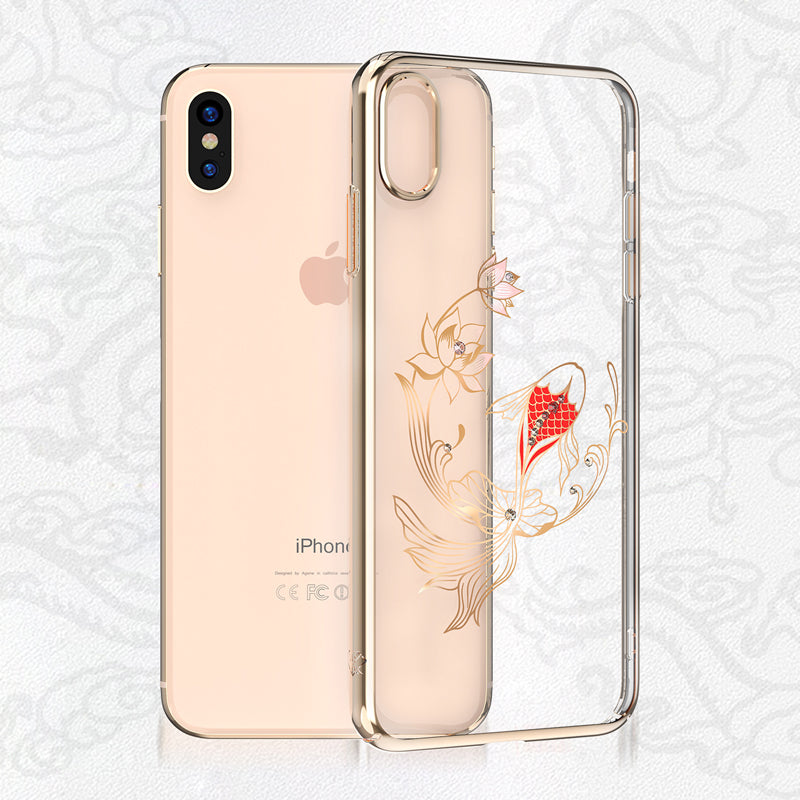 KINGXBAR Swarovski Crystal Clear Hard PC Case Cover for Apple iPhone XS Max