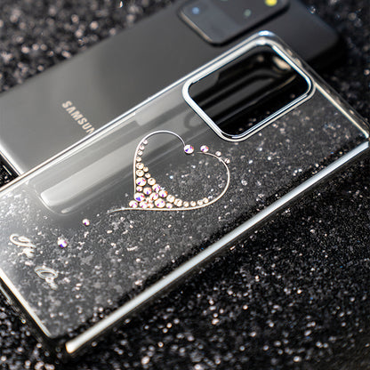 KINGXBAR Swarovski Crystal Clear Hard PC Case Cover for Samsung Galaxy S20 Ultra
