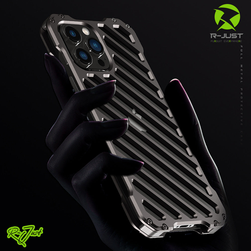 R-Just Breathable Armor Shockproof Aluminum Shell Metal Case with Lens Protector R-Just Breathable Armor Shockproof Aluminum Shell Metal Case with Lens Protector