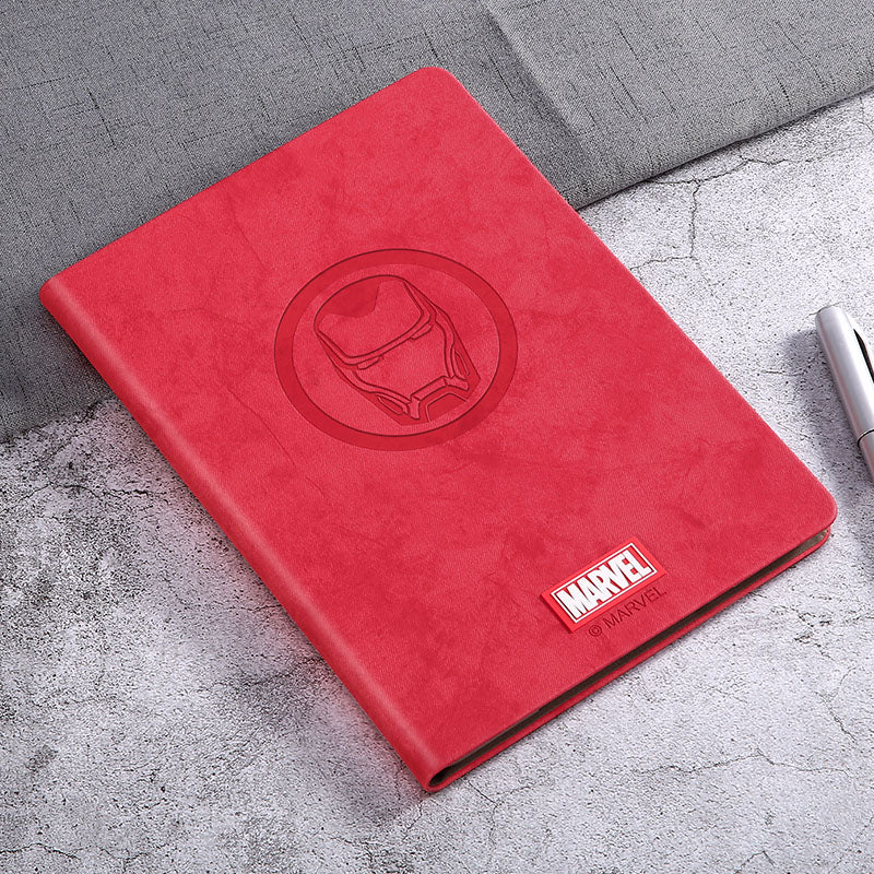 UKA Marvel Avengers Auto Sleep Folio Stand Fabric Case Cover for Apple iPad