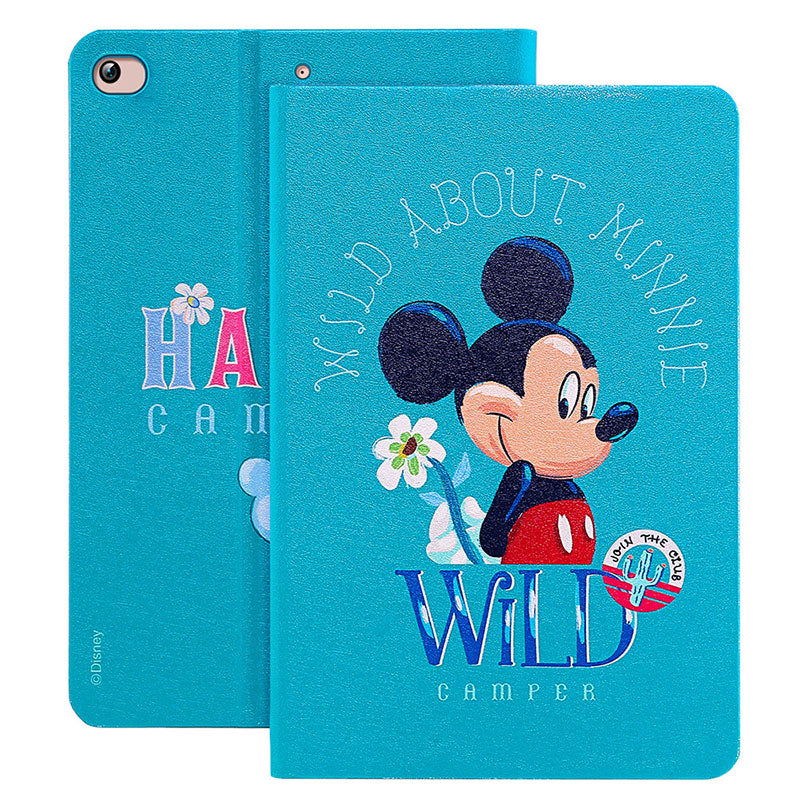 UKA Disney Mickey & Friends Auto Sleep Folio Stand Silk Leather Case Cover