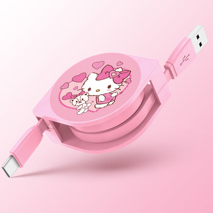 UKA Hello Kitty 1M Extracted Extension Apple Lightning / Type-C Cable