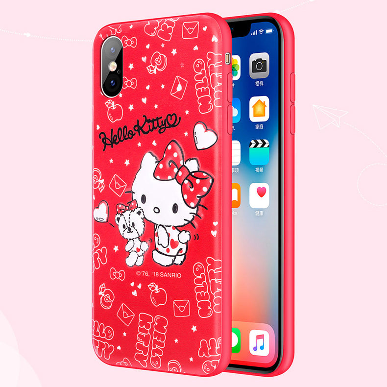 UKA Sanrio Characters 3D Cute Shockproof Back Case Cover for iPhone XS/X