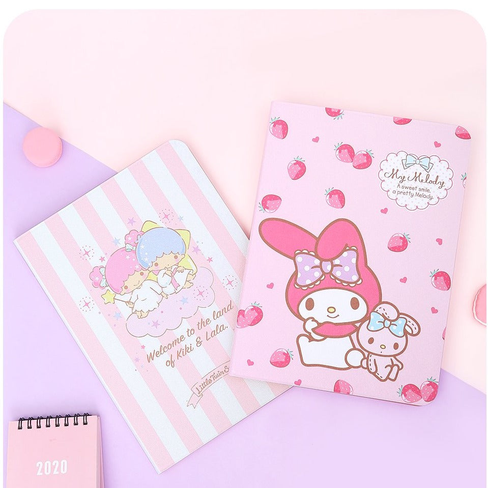 UKA Sanrio Characters Auto Sleep Folio Stand Silk Leather Case Cover for iPad Air (2019) 10.5-inch