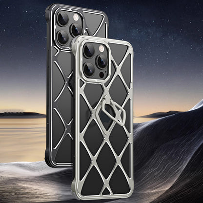 Armor King Star Check Heat Dissipation Invisible Bracket Aluminum Alloy Metal Case Cover