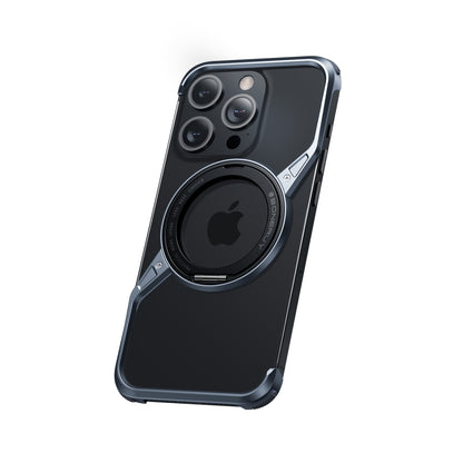 Armor King S Shell MagSafe Fulcrum Ring Stand Air Cushion Metal Case Cover