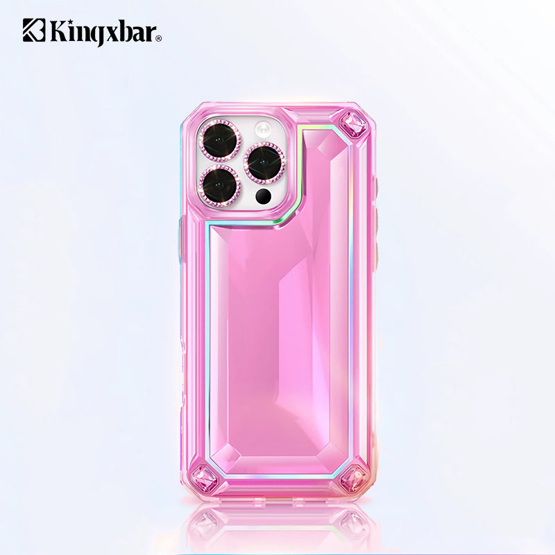 KINGXBAR Treasure 3D Diamonds Airbag Shockproof Starlight Case Cover
