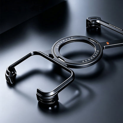 Oatsbasf Z MagSafe Pivot Ring Stand Air Cushion Metal Case Cover