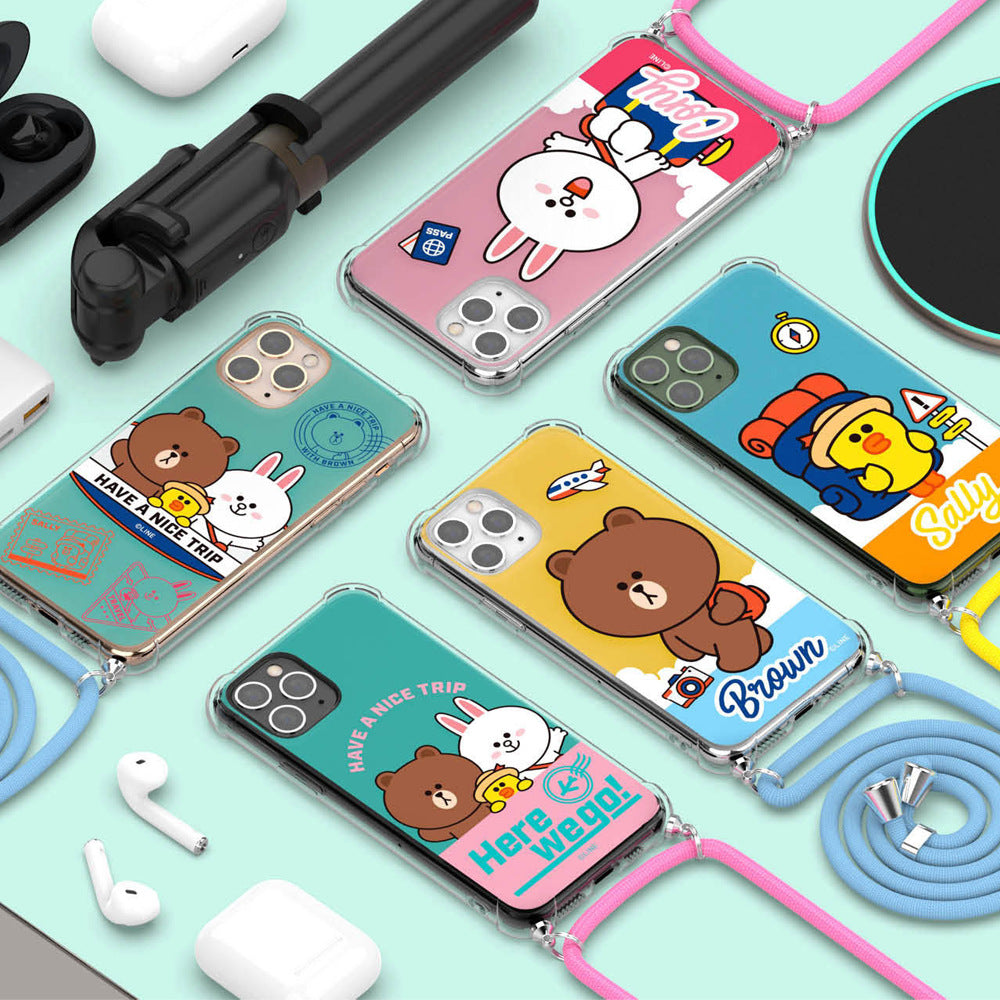 Line Friends Clear Air Cushion Reinforced Strap Case Cover – Armor King ...