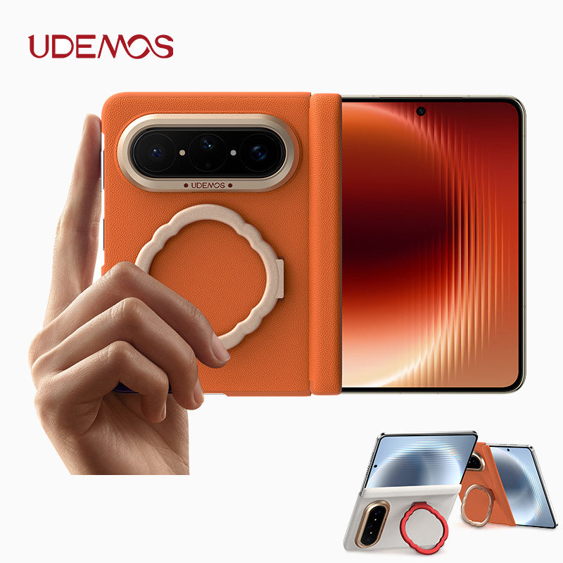 X-Doria Defense UDEMOS Exuberant Finger Ring Holder Leather Case Cover