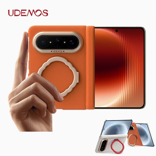 X-Doria Defense UDEMOS Exuberant Finger Ring Holder Leather Case Cover