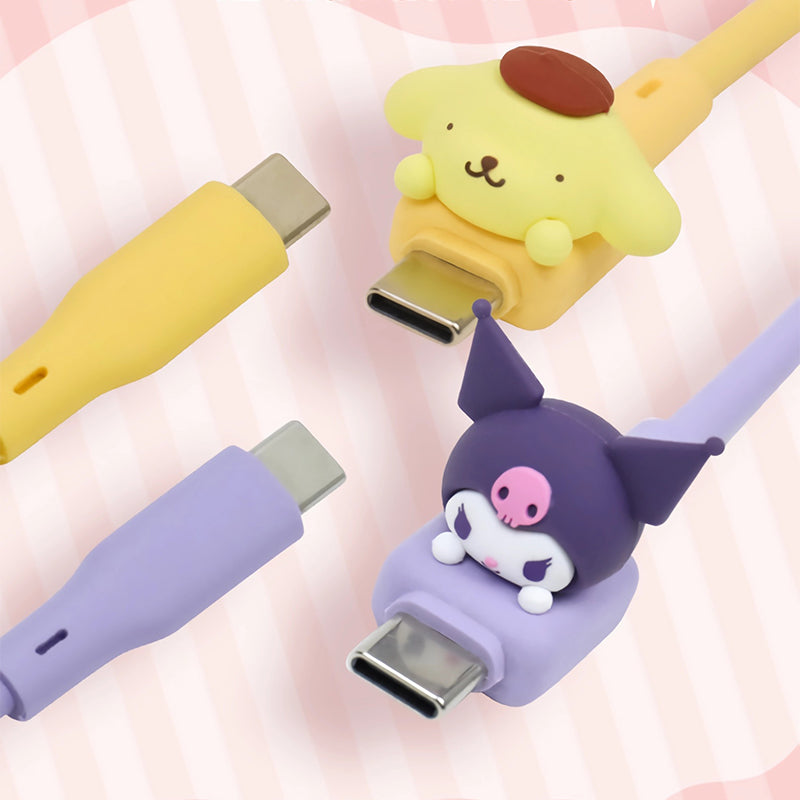 Sanrio Characters Prone PD Fast Charging Type-C to Lightning/Type-C Cable